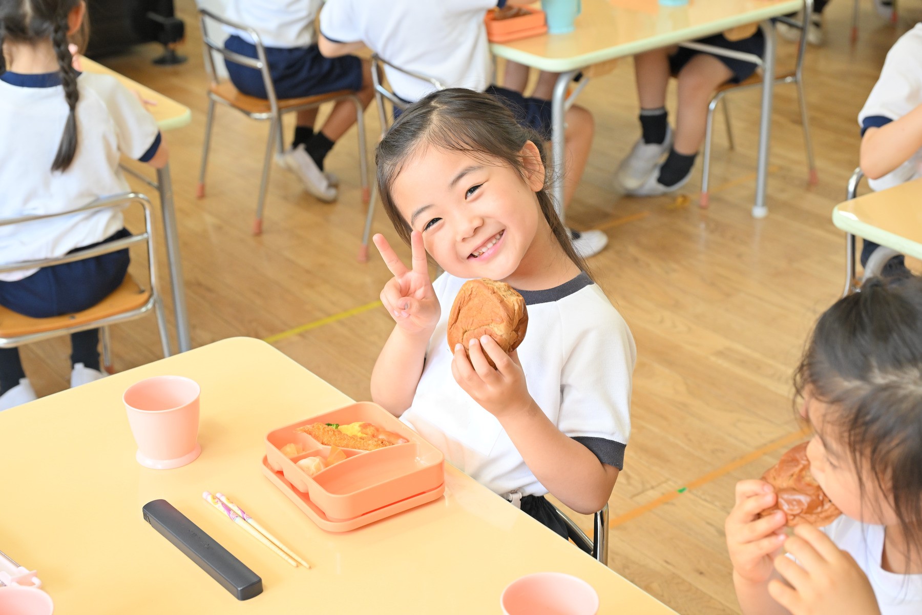 給食の様子